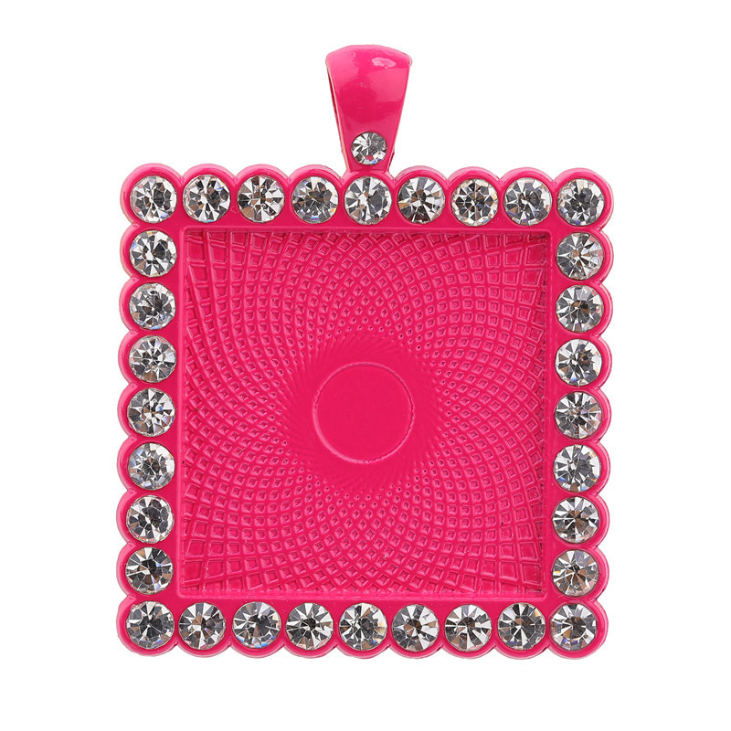 Rose rouge coloré, diamant blanc