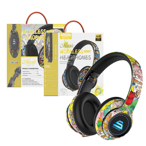 Foldable <strong>Graffiti</strong> RGB Wireless Headphone SD Card 3.5mm HiFi Stereo <strong>Sound</strong> BT V5.3 Gaming Headset with HD Mic Auriculares - Product Image 6