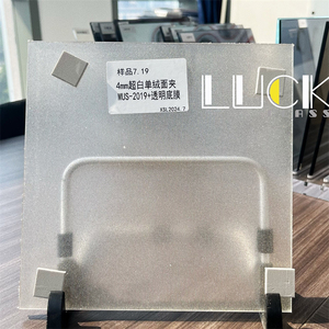 Yeni varış 3mm emniyet Temperable dekoratif ara katman örgü tel tel örgü elek 1mm PET plastik laminat düz şamandıra cam - Product Image 5