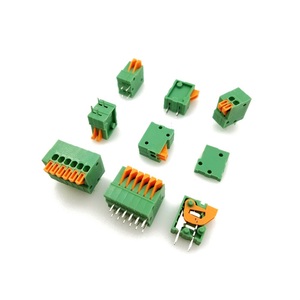 <strong>Spring</strong> screw-free <strong>terminal</strong> <strong>block</strong> KF141V-2.54mm 2P 4P-12P <strong>double</strong> row straight plug can be spliced - Product Image 3