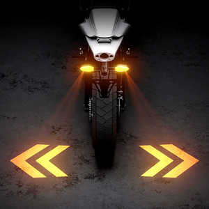 Flexible <strong>LED</strong> Flowing Motorcycle Headlight Motor Lighting System Turn signal Indicator Lights with Shadow Arrow Lamp - Product Image 1