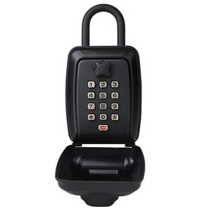 3 haneli kombinasyon Lockbox taşınabilir duvara monte ve asılı anahtar ev tuşları için güvenli kilit kutusu - Product Image 1