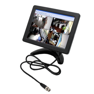 Pequeño Monitor LCD Monitor de ordenador de pantalla cuadrada de 8 pulgadas VGA AV BNC USB HDM entrada CCTV Monitor de seguridad