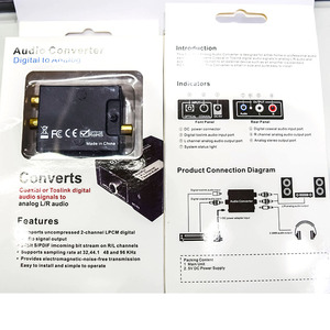 De Digital a analógico de Audio convertidor de Digital óptica SPDIF a analógico L/R RCA convertidor Toslink óptico para PS3 HD DVD PS4 ps5 - Product Image 5