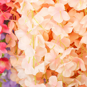 High Quality <strong>Vines</strong> Artificial Wedding Arch Hanging Flowers Cheap Glycine Artificial Wisteria Flowers