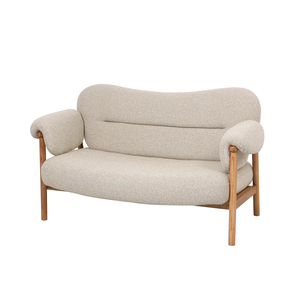 Canapé moderne 2 places avec accoudoir en forme de selle Chaise d'appoint pour bureau à domicile, hôtel, meubles de salon de loisirs pour salon et appartement - Product Image 3