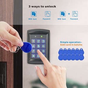Nuova tastiera di controllo di accesso impermeabile in metallo per esterni Standalone per controllo di accesso digitale tastiera scheda PIN codice accesso 125khz - Product Image 3