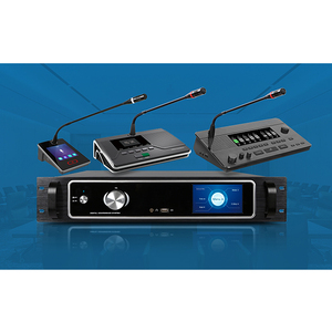 Il sistema di conferenza di interpretazione simultanea Wireless supporta l'attrezzatura del traduttore di lingue Host funzione di temporizzazione vocale - Product Image 1