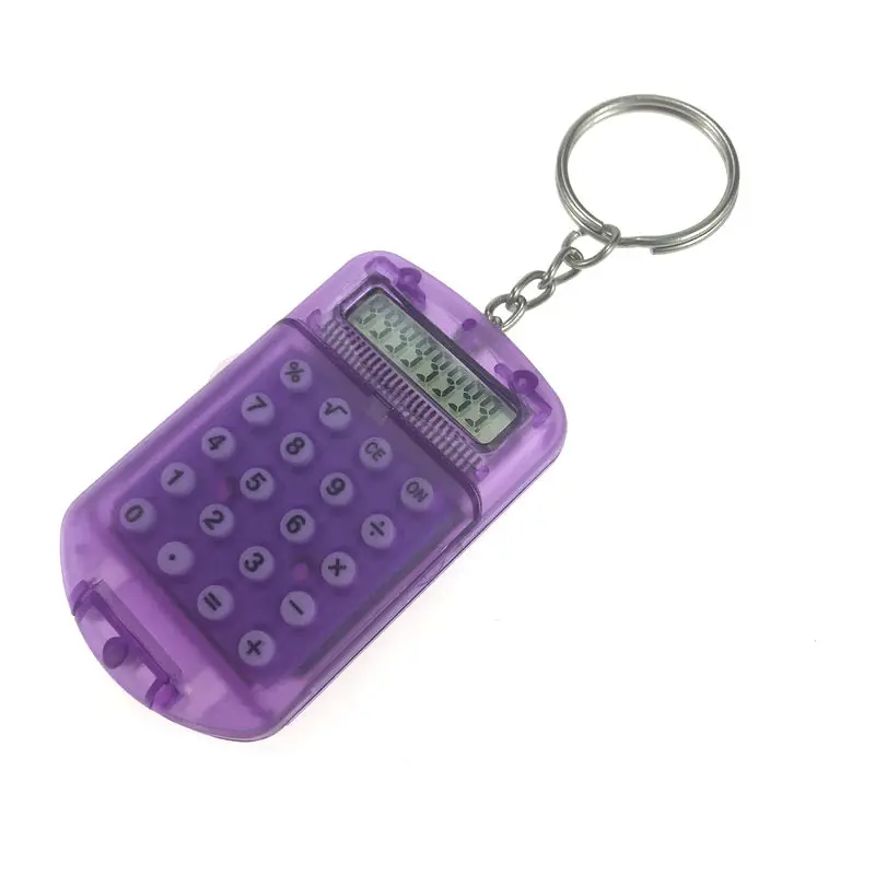 MY696 Pocket Calculator Chaveiro Pequeno Pequeno Portátil Mini Calculadora Eletrônica Para Crianças Casa Estudantes Escola