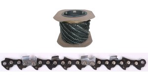 チェーンソーチェーンバルクロール3/8チェーンソーチェーンキックバック付きフルチゼル-チェーンソー用安全050チェーン - Product Image 4