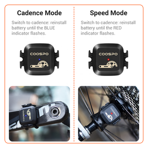 CooSpo BK467 Cycling Smart Sport <strong>Sensor</strong> Blu Wireless <strong>Sensor</strong> Speed <strong>Cadence</strong> <strong>Sensor</strong> - Product Image 4