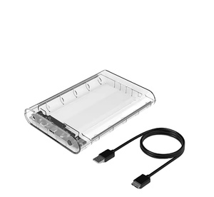 3.5インチSATAHDDエンクロージャーモバイルケース6bpsモニタリングハードディスク (透明シェル付き) - Product Image 2