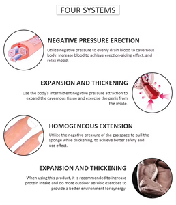 מין זכר צעצועי מין זכר הטבעת טבעת פין האלונגציה מאמן פין משאבה רך זכר רך אוננות מכונת סקס גברים מאוננות - Product Image 5