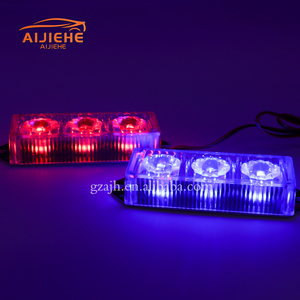 ไฟเตือน LED 2ดวงสำหรับติดรถยนต์ไฟ LED สีแดงสีฟ้า12-24V ไฟสัญญาณความปลอดภัยบาร์สำหรับยานพาหนะไฟ LED ด้านหลัง - Product Image 6