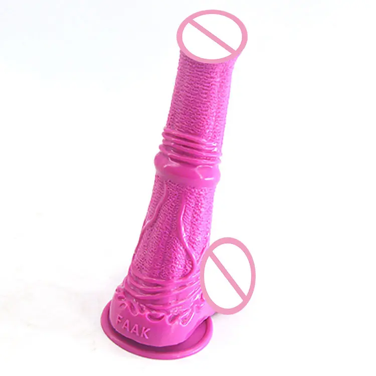 Prezzo all'ingrosso FAAK enorme silicone cavallo dildo animale dildo stimola fortemente la vagina femminile cavallo dildo giocattolo del sesso per le donne