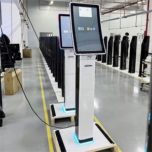 In Stock 23.6/32'' R1500 Curved Screen <strong>Linux</strong> Android 1920*1080P Nfc/rfid Card Reader Qr Code Scanner Self-service Payment Kiosk - Product Image 1