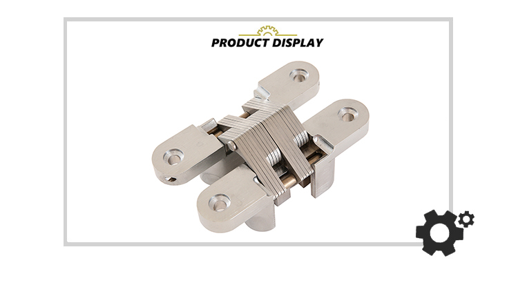 EADER Door cabinet concealed hinge furniture hardware set 180 degree 19 * 95mm concealed tenon hinge