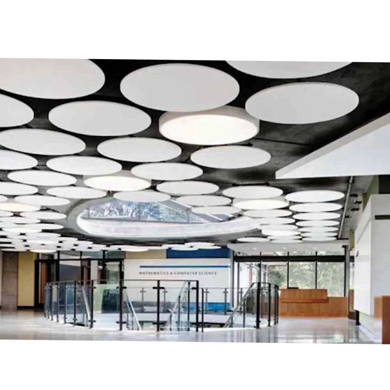 light weight Decorative Sound Absorbing Panels hexagonal suspended acoustic ceiling baffle