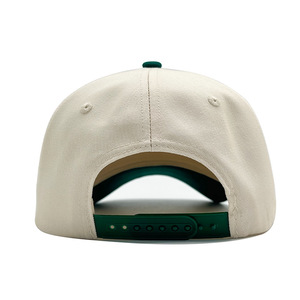 Factory Price 100% Cotton Canvas 5 <strong>Panel</strong> Baseball Cap Two Tone Color Customized Embroidered <strong>Patch</strong> Outdoor Sports Baseball Hat - Product Image 5