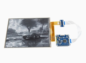 Raspberry Pi 10,3 дюймов, экран для чернил Eink с модулем платы драйвера, гибкий экран для электронной бумаги USB/SPI/I2C