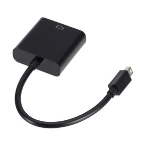 ミニDisplayPort VGAコンバータ高速HDデータ転送DP VGAアダプタPVCジャケットマイクモニタープロジェクター用 - Product Image 2