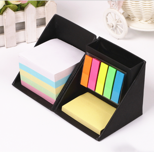 促销粘记事本/便条与木托盘，记事本 - Product Image 6