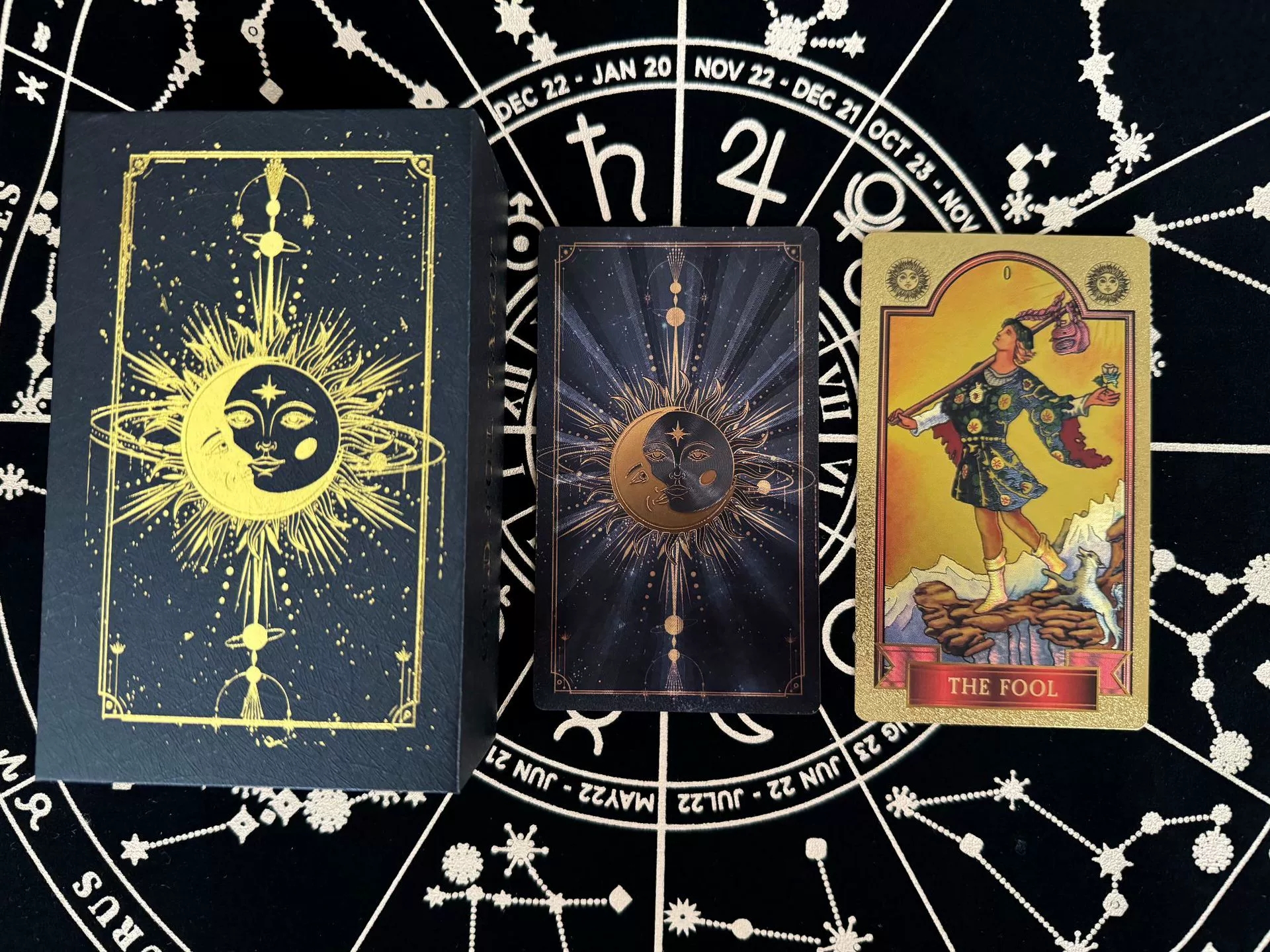 Space Sun Moon Laser Back Box