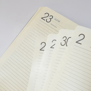 2025 Benutzer definiertes Logo A5 Hardcover Journal Skin Feeling Daily Planner Agenda mit Leder PU PP Cover Dated <span class=keywords><strong>Notebook</strong></span> Planner Geschenk
