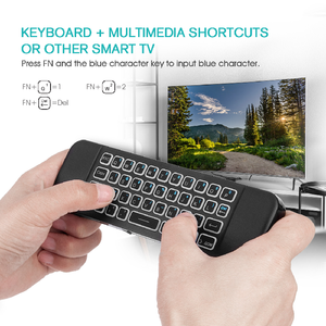 Control Remoto Portátil de alta calidad 2,4 GHz Mini teclado inalámbrico Voice Ir Remote Smart Keyboard Switches - Product Image 4