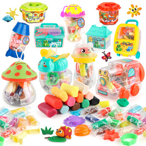 Playdough ของเล่นแบบทำมือดินเหนียวหัตถกรรมปลอดสารพิษพร้อมเครื่องมือแกะสลักสำหรับเด็กศิลปินของเล่นดินเหนียวสีสันสดใส - Product Image 2