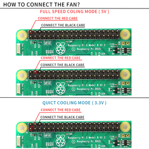 Buona qualità lampone Pi 4 modello B ventola di raffreddamento per Raspberry Pi 4 modello B 1/2 doppio ventilatore con dissipatore di calore - Product Image 3