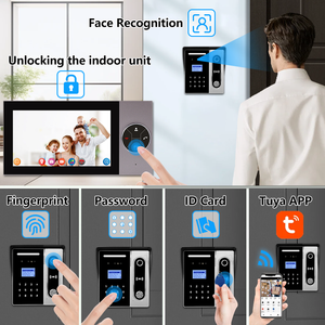 7-Inch Tuya WiFi Wired Video <strong>Intercom</strong> Door Phone <strong>with</strong> Face Recognition <strong>Intercom</strong> Access Control <strong>System</strong> - Product Image 3
