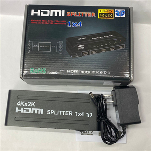 4Kスプリッター1 in 4 Out 1X4 4ポートビデオオーディオスプリッターリピータアンプPS4 HDTV用マルチスクリーンディスプレイ - Product Image 5