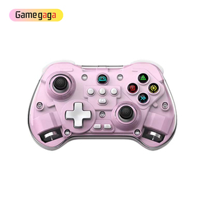 Un Controller di gioco Wireless trasparente Z01X BT 6-Axis sensore di movimento Turbo sala Joystick programmabile per PC/iOS/Mac/Android - Product Image 4