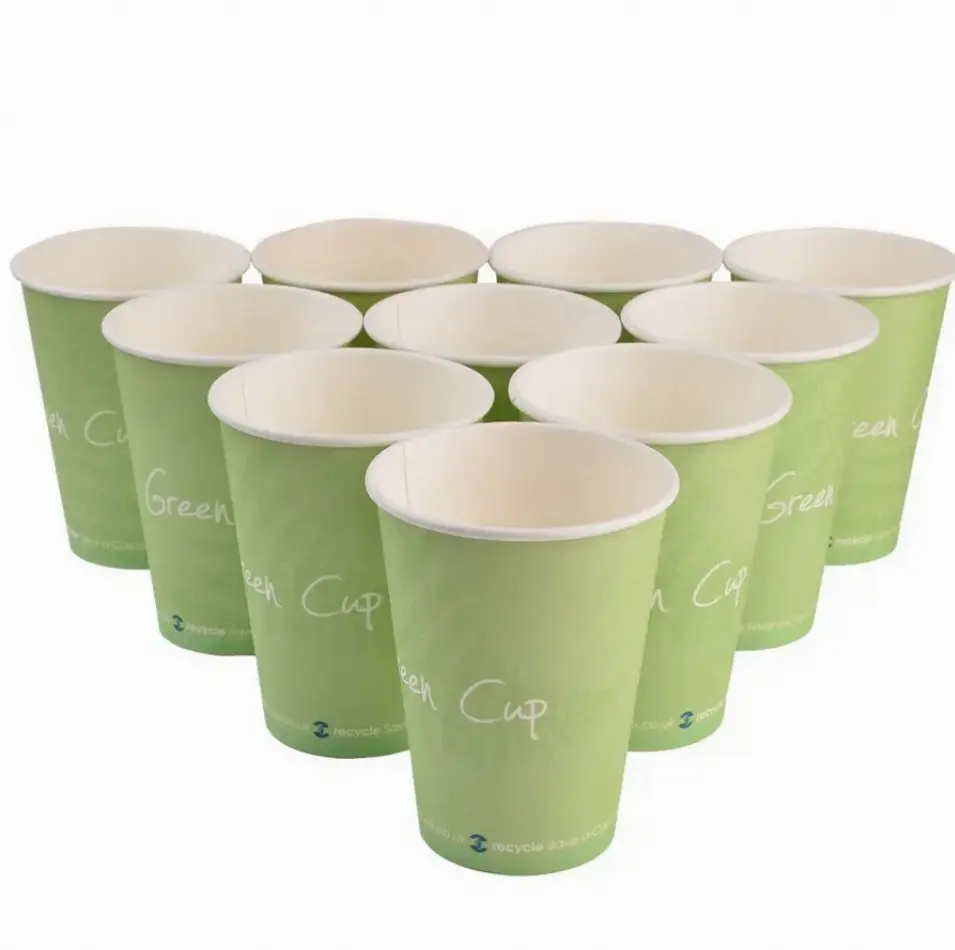 Benutzer definierte Papier Kaffeetassen Einweg 8 oz 6oz Kaffee Pappbecher Kaffeetasse Papier mit Logo