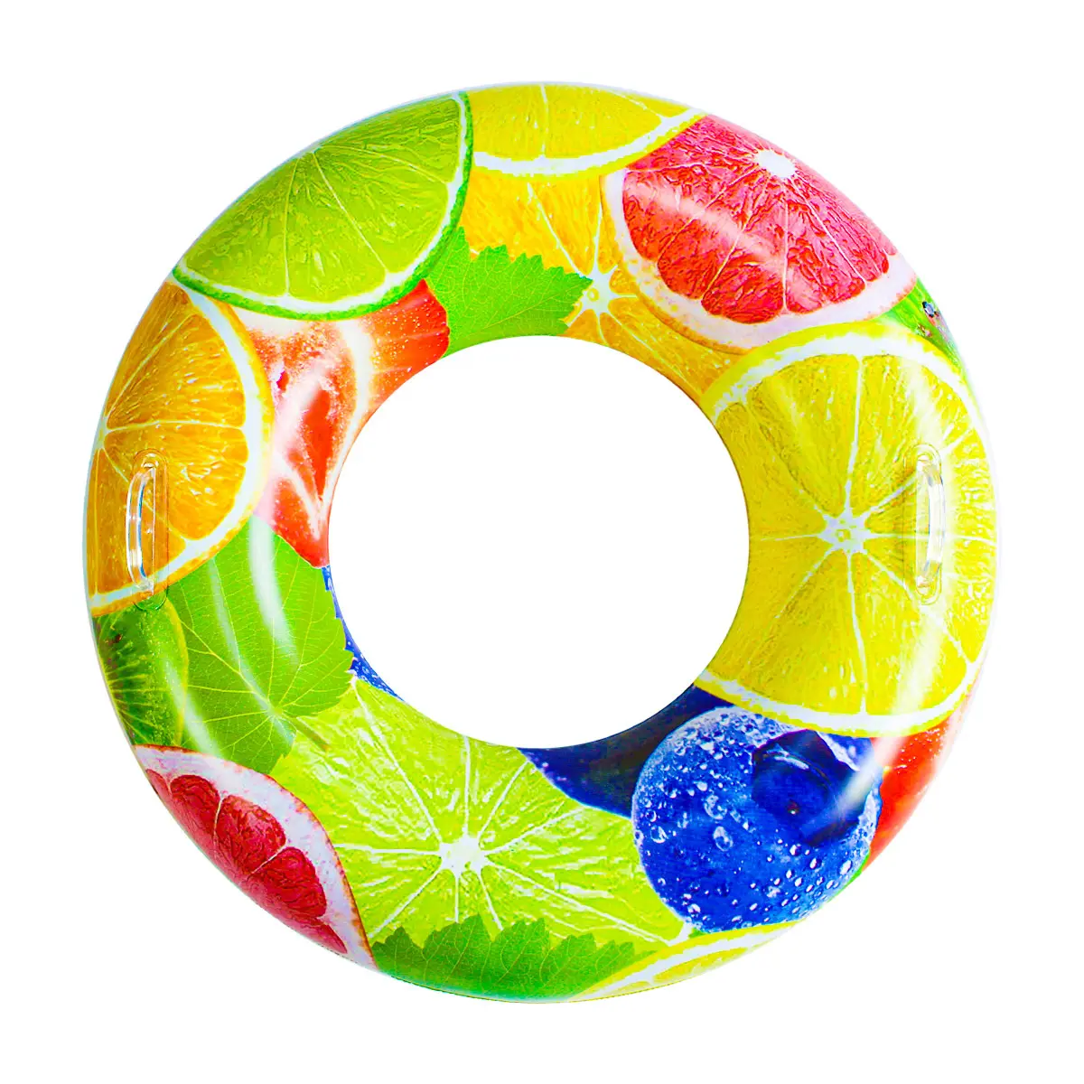 B01 cincin renang tabung tiup mainan air menyenangkan untuk anak-anak dewasa Perlengkapan Pesta pantai tabung renang buah besar
