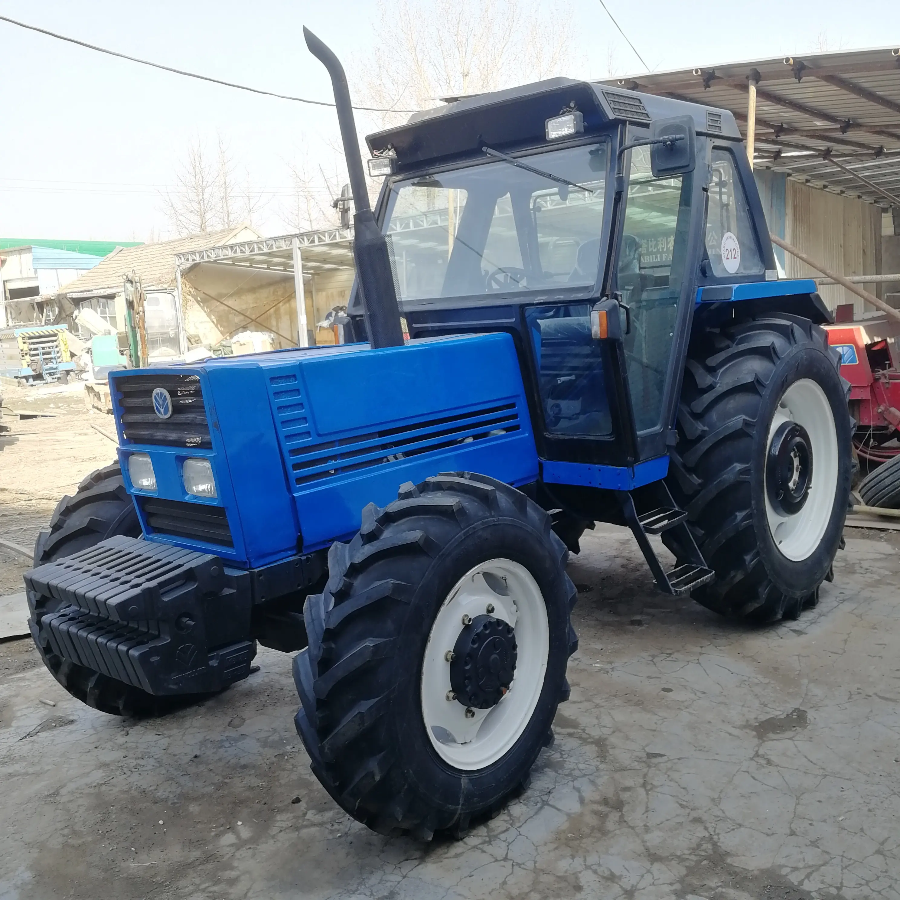 gebrauchte traktoren Fiat 110-90 110ps 4x4 allradantrieb landmaschinen landwirtschaftliche ausstattung frontschaufellader obstgarten bauernhof-traktor günstiger preis