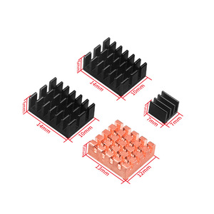 Raspberry Pi 5 in puro rame alluminio dissipatore di calore dissipatore di calore in alluminio CPU Cooler Kit di raffreddamento per Raspberry Pi 5 - Product Image 4