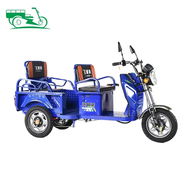 रिचार्जेबल खुले Passagers Tricycle ऑटो रिक्शा के लिए 650w 800w वयस्क 3 पहिया तिपहिया बिजली की बिक्री