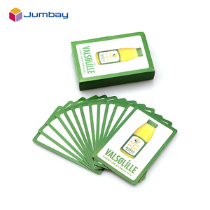 Oem tùy chỉnh in ấn nhiều mẫu giấy quảng cáo Poker thẻ đối với khuyến mãi - Product Image 1