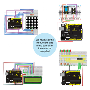 Keyestudio base Starter V2 (con scheda UNO R3) Kit per Arduino