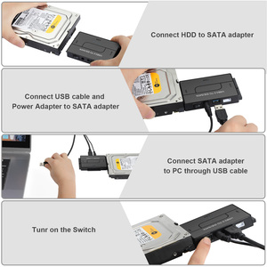 USB3.0 IDE SATA adaptörü USB3.0 Sata kablosu için 2.5 3.5 sabit Disk sürücü HDD SSD dönüştürücü - Product Image 3
