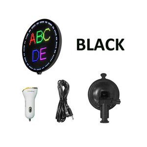 2024 LED Matrix Blue tooth Control 12V Car Sign Full Color Graffiti animazione fai da te programmabile a scorrimento LED Display Car Board - Product Image 3