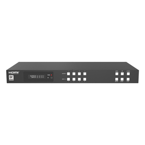 新しい8K60hz 48Gbps HDMIマトリックス4x4ビデオスイッチャーControl4クレストロンドライバIP Rs232コントロール - Product Image 2