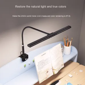 โคมไฟตั้งโต๊ะ LED สีขาว13W ลดแสงจากการสัมผัสเพื่อป้องกันดวงตาสำหรับนักเปียโนเพลงและนักเรียนอ่านไฟตั้งโต๊ะสำหรับบ้านและการเรียน - Product Image 3