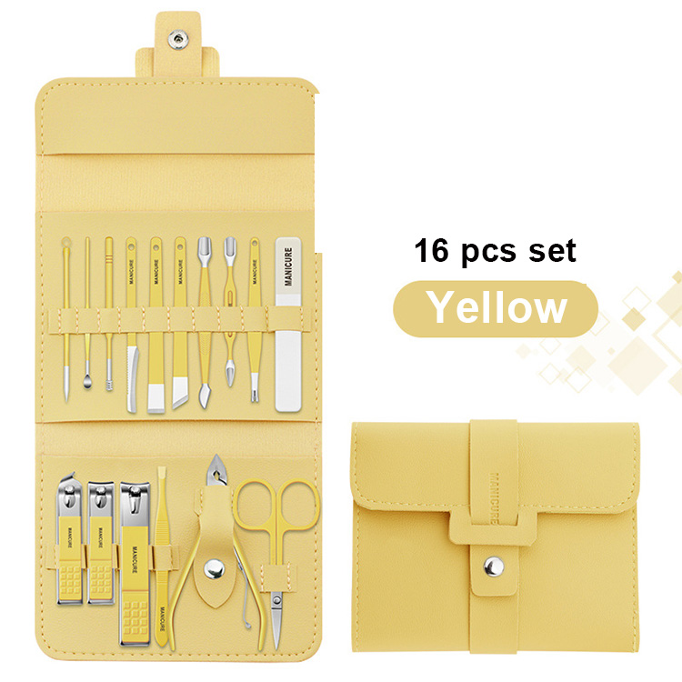 ชุด 16 ชิ้น--สีเหลือง