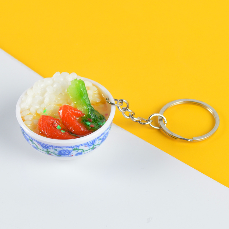ข้าวชามปีกไก่และผักใบเขียว