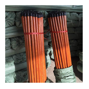 Maior Venda Wood Grain Design PVC Vassoure Cabeça Wide Wooden Broom Stick Floor Wiper para Uso Doméstico - Product Image 2