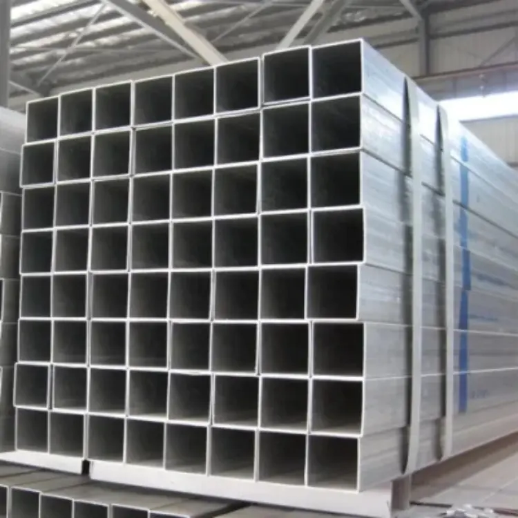 Galvanized Rectangular Square Steel Tube Gi Welded Carbon Hollow Section EMT Pipe 6m 12m Length Hot Rolled Building Material