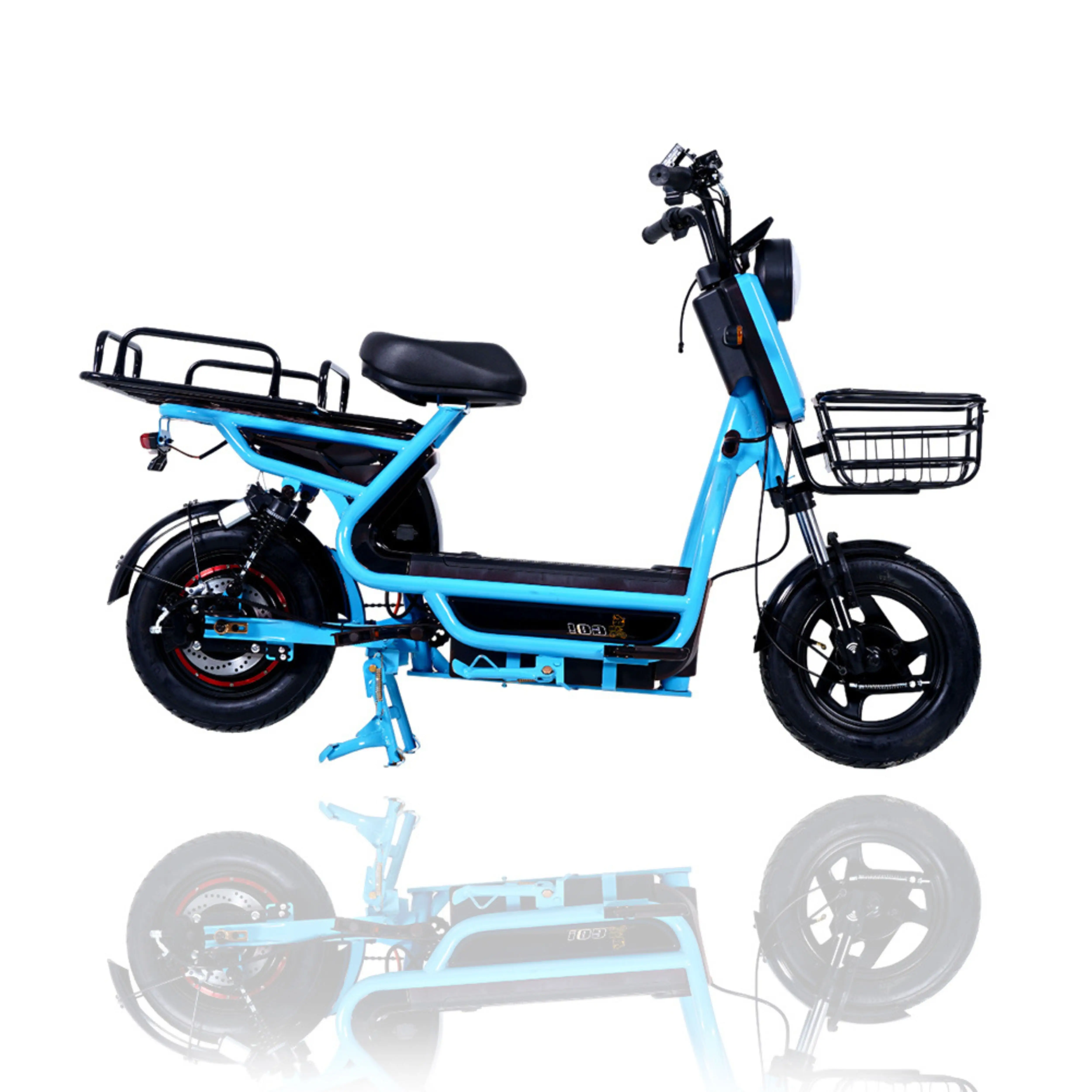 Atacado Alta Qualidade Forte Poder 350w Motor Elétrico cargo scooter Motocicleta Motocicleta Elétrica Para Adultos